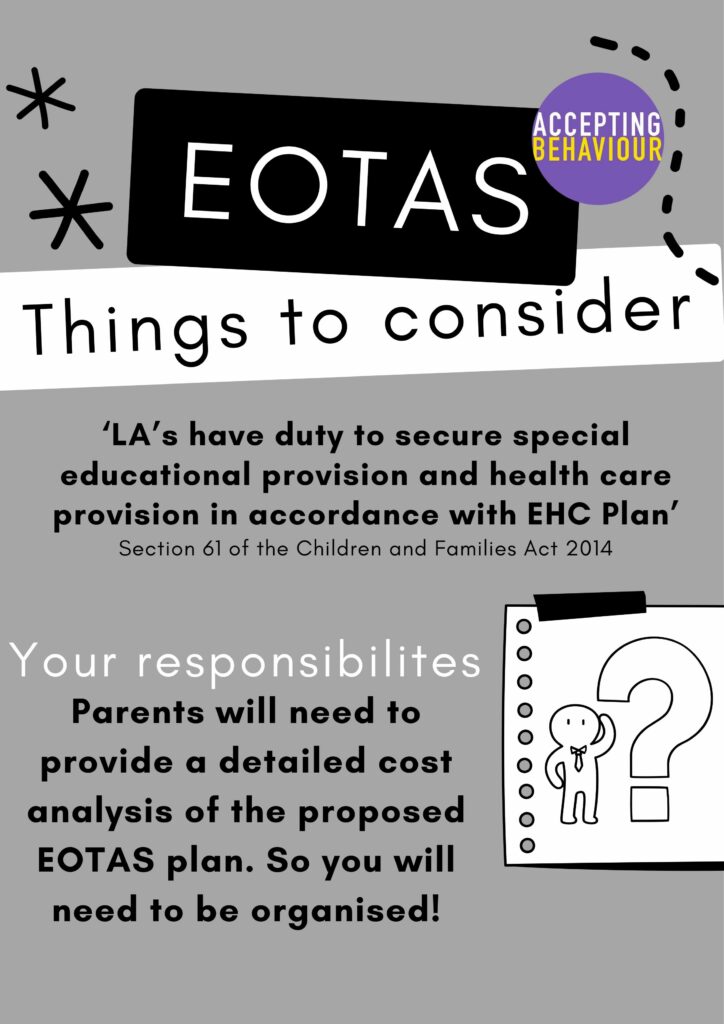 EOATS awareness poster with legal responsibilities and parent actions.