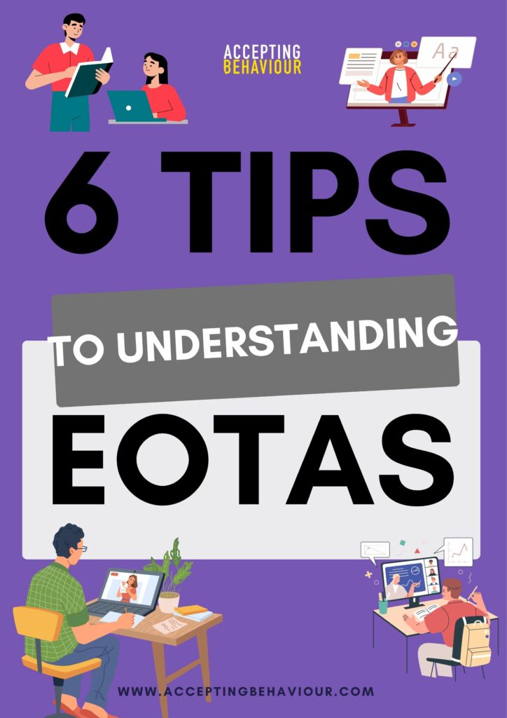 Infographic with tips for understanding EOTAS.
